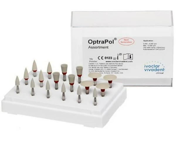Набір стоматологічних полірів Optrapol, 18 шт.