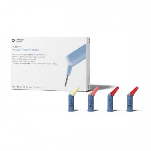 Набор реставрационного материала X-flow, ассортимент 16 шт. по 0,25 г.