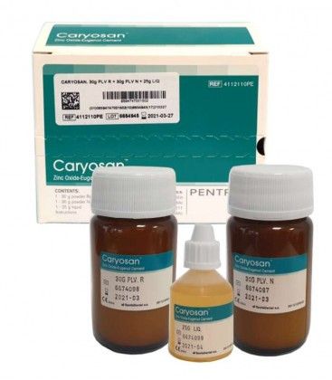 Caryosan (Кариосан) Цинк-эвгенольный цемент химического отверждения 30 гр.+25 мл.