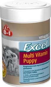 8 in1 (8 в 1) Excel Multi Vitamin Puppy Мультивітаміни для цуценят 100 табл./уп.