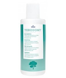 TEBODONT Ополіскувач для ротової порожнини з маслом чайного дерева (Melaleuca Alternifolia), без фториду, 400 мл