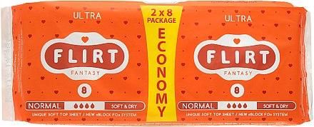 Прокладки для критических дней Ultra Line. Normal., Soft & Dry, 4 капли, 16шт