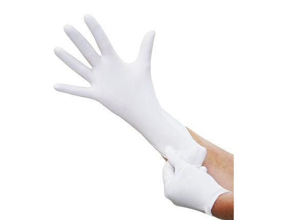 Медичні нітрилові рукавички SafeTouch Platinum White Nitrile (3г) L