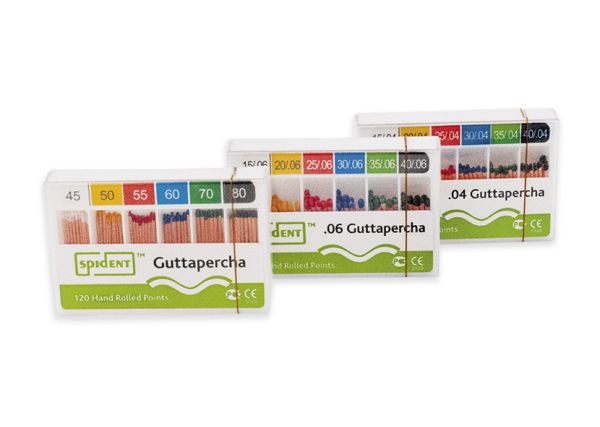 Гуттаперчевые штифты Spident 02 конус -120 шт./уп 02, №20