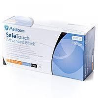 Перчатки нитриловые medicom SafeTouch 100 шт./уп.ЧЕРНЫЕ