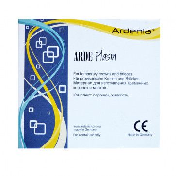 Arde Plasm (Арде Пласм), A3 (50г + 25мл.) пластмасса химического отверждения для изготовления временных коронок