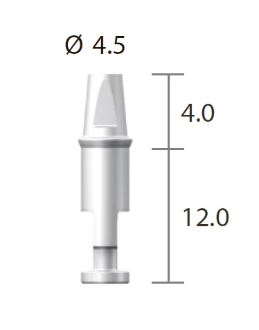 Абатмент гвинтовий SuperLine аналог подвійного, довгий (12.0+5.5мм), діам. = 4.5мм № CAN45LL