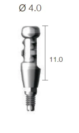 Трансфер SuperLine рівень імплантату, закрита ложка, з 6-гранником, діам. = 4.0мм, висота = 11мм, № DTF4011HL