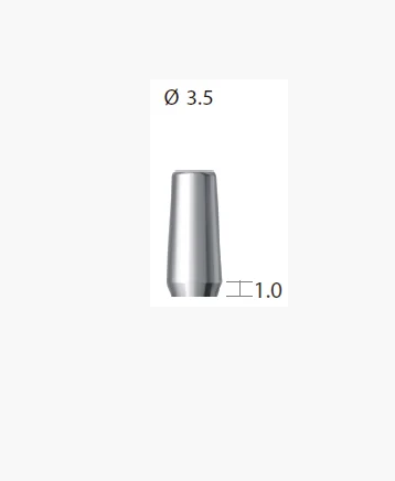 Абатмент угловой SlimOneBody двойной, диам.3, 5 мм;высота ясен 1.0мм;опора 4-х гранная, №IUDA3510L