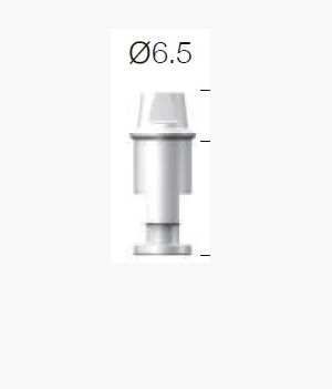 Абатмент двойной SuperLine аналог, короткий (12.0 + 4.0мм), диам. = 6.5мм, № CAN65SL