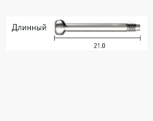 Гвинт фіксуючий SuperLine для відбиткового трансферу, закрита ложка, довгий (21мм) № DTS15