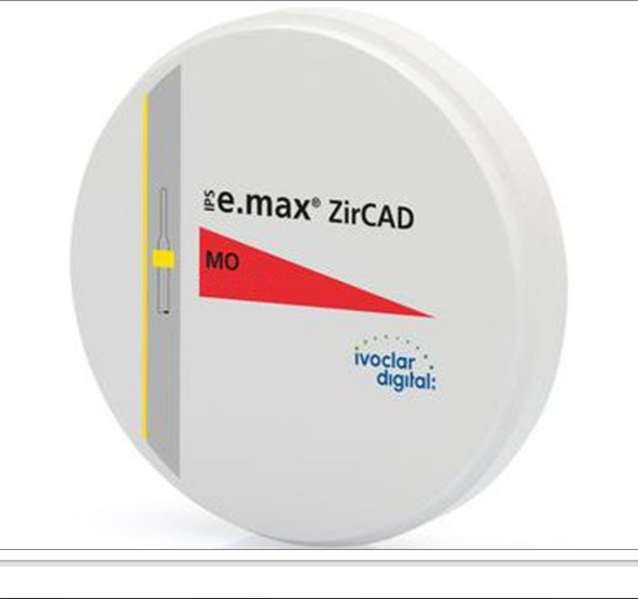 Цирконієвий диск IPS e.max ZirCAD для CAD/CAM обладнання MO 98.5-20mm/1