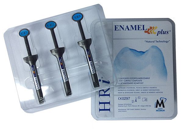 Enamel plus hri enamel kit Міні Набір емалей 3 шприца по 2,5 гр CR3E