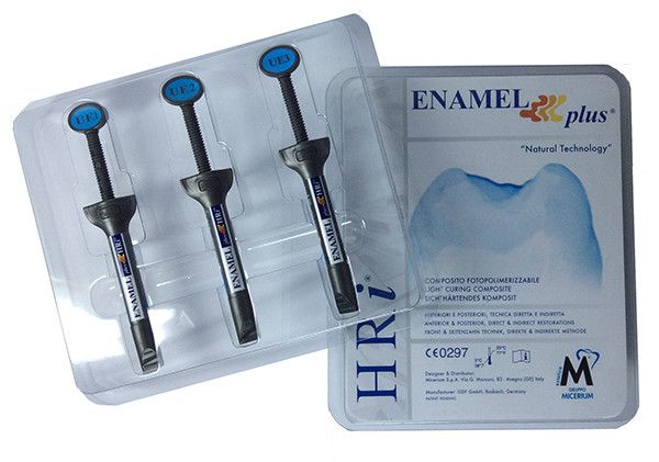 Enamel plus hri enamel kit Мини набор эмалей 3 шприца по 2, 5 гр  CR3E