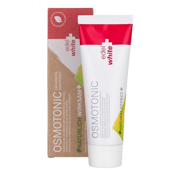 Трав'яна зубна паста EDEL+WHITE із сіллю швейцарських Альп 75 мл.