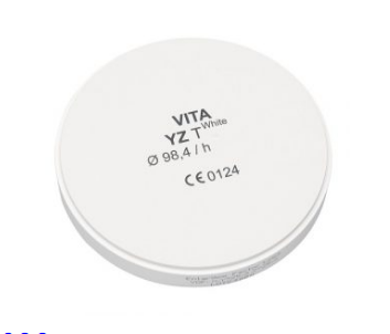 Цирконій VITA YZ T транслюцентного, колір LL2/medium, 98.4мм, h 18мм