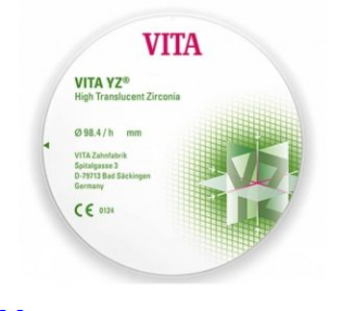 Цирконий VITA YZ HT високотранслюцентний, цвет white-HT, d 98.4мм, h 18мм