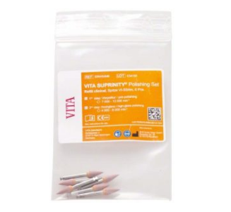 Полировальные клинические инструменты VITA SUPRINITY розовые головки, 6шт