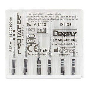 Протейпери машинні ProTaper, Dentsply Maillefer Оригінал D1, 16 мм