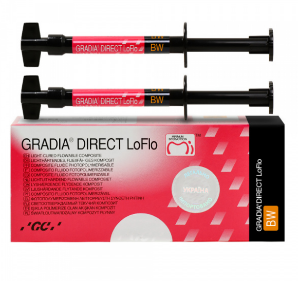 Gradia Direct LoFlo світлозатверджувальний композит 2х1.3 г, BW