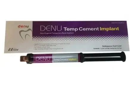 Безевгенольний цемент DENU Temp Cement Implant 13г (Дену Темп Цемент Імплант) 