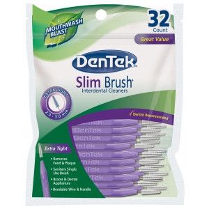 DenTek Тонкие межзубные щетки