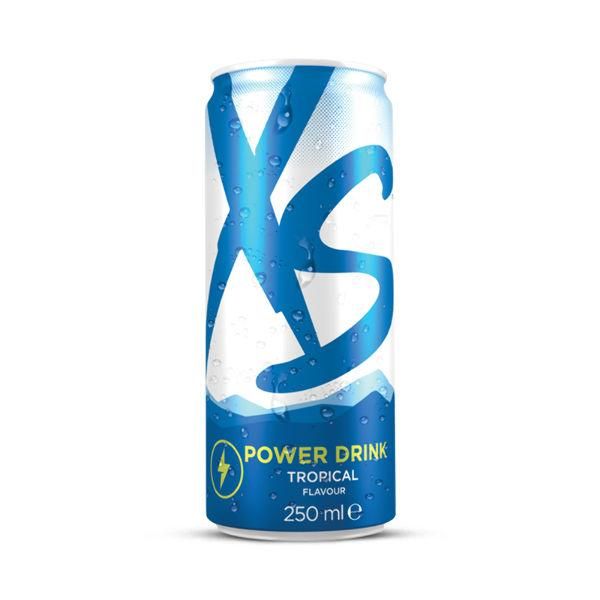 XS™ Power Drink Энергетический напиток со вкусом тропических фруктов (12 банок x 250 мл)