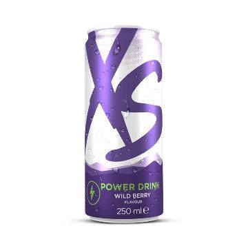 XS™ Power Drink Энергетический напиток со вкусом лесных ягод (12 банок x 250 мл)