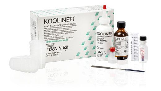 KOOLINER, (Кулайнер) пластмасса для перебазировки протезов набор 80 гр.+50 мл.
