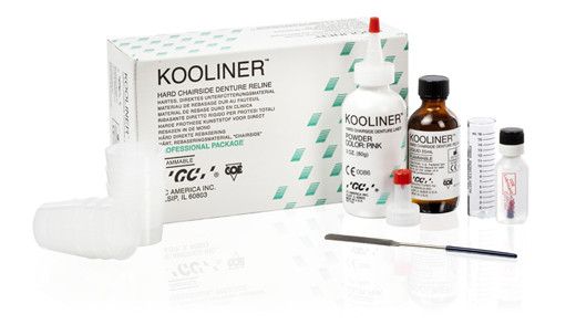 KOOLINER, (Кулайнер) пластмаса для перебазування протезів набір 80 гр.+50 мл.