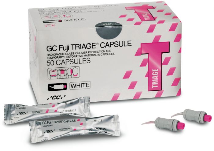 Склоіономірний цемент FUJI TRIAGE Capsule Набір 50шт (рожевий) 