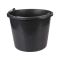 Відро будівельне протиударне чорне 13л