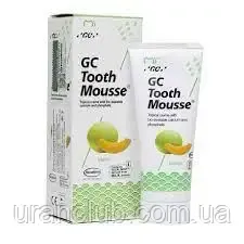 Ремінералізуючий гель Tooth Mousse Диня, GC Тусс мусс, ДжіСі 35 мл. гель для зубів