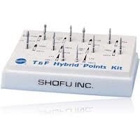 Набір алмазних борів T&F Hybrid Point Kit, SHOFU 10 шт.