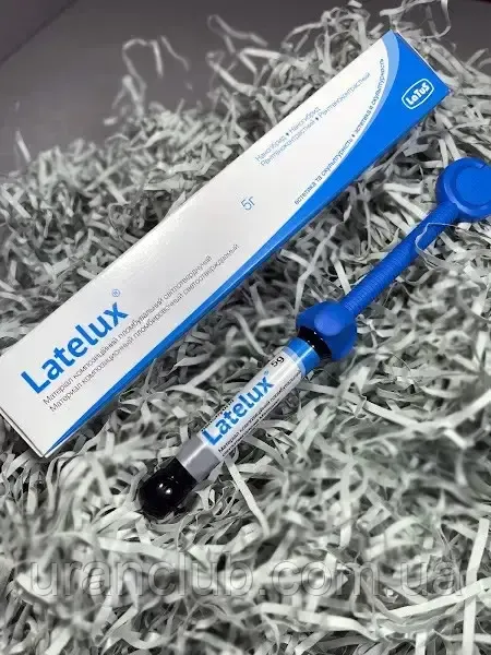 Лателюкс Latelux Реставрацiйний Матерiал, Шприц Латус Пломбувальний Свiтлозатверджуваний Мiкрогiбрид A1