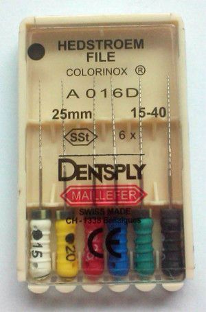 H-Files colorinox dentsply уп. 6 шт.