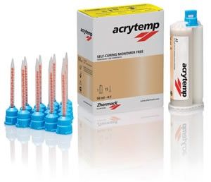 Acrytemp, (Акрітемп) Композитна пластмаса, що самополімеризується (50мл.картридж +15 насадок) .