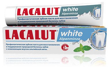 Зубная паста LACALUT white Alpenminze (Лакалут вайт альпийская мята) 75 мл