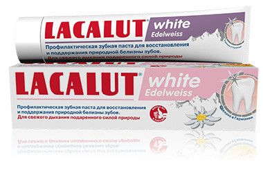 Зубная паста LACALUT white Edelweiss (Лакалут вайт Эдельвейс) 75 мл