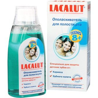 Ополаскиватель полости рта для подростков LACALUT teens 8+ (Лакалут тиинс 8+)