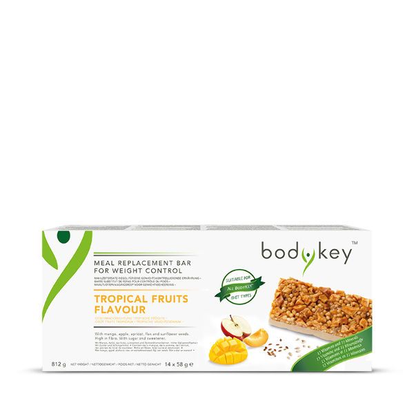 Bodykey від Nutrilite Батончик для заміни прийомів їжі зі смаком тропічних фруктів (14*58 г) Bodykey від Nutrilite Батончик для заміни прийомів їжі зі смаком тропічних фруктів (14*58 г)