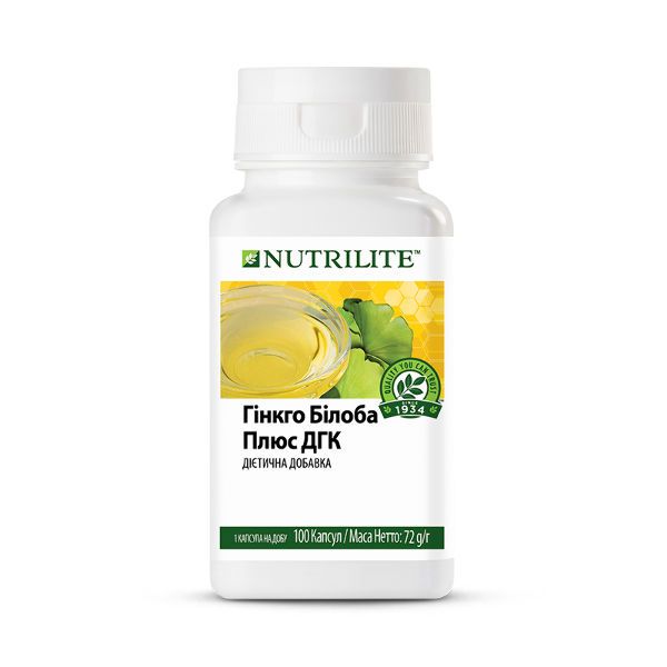 Nutrilite Гинкго билоба плюс ДГК (100 капсул)