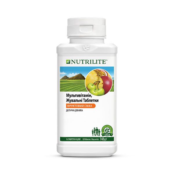 Nutrilite Мультивітамін, жувальні таблетки (120 табл.) Nutrilite Мультивітамін, жувальні таблетки (120 табл.)