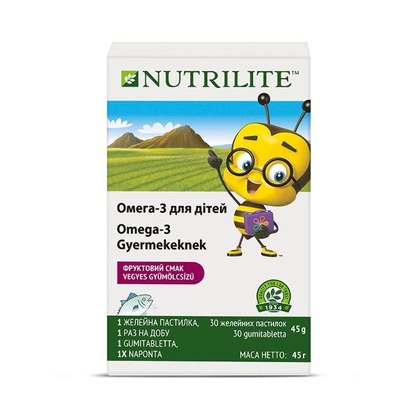 Nutrilite Омега-3 для дітей (30 желейних пастилок)  Nutrilite Омега-3 для дітей (30 желейних пастилок)