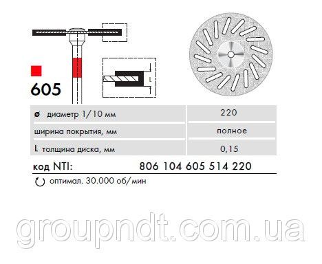 Алмазний диск NTI Superflex