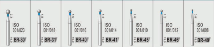 Стоматологические боры DIAMOND BURS BR