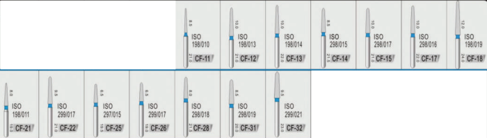 Стоматологические боры DIAMOND BURS CF