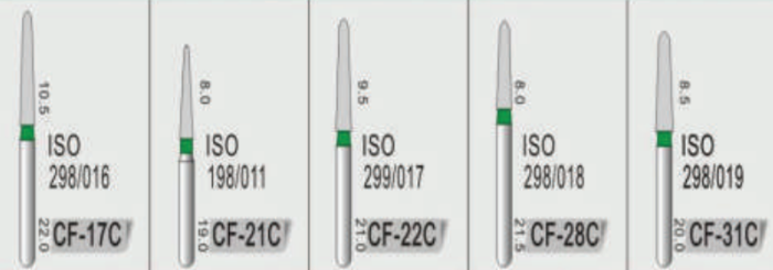Стоматологические боры DIAMOND BURS CF