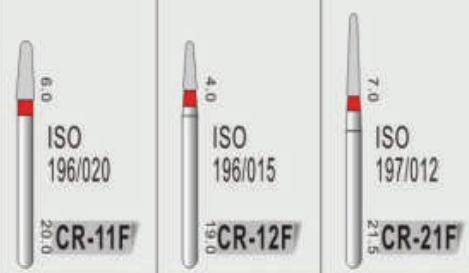 Стоматологические боры DIAMOND BURS CR