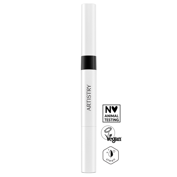 Artistry Go Vibrant Водостойкий карандаш-гель для бровей 2-в-1 (True Black)